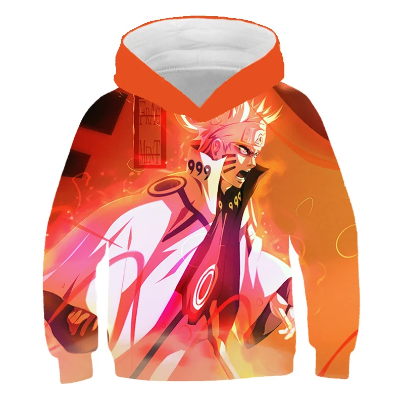  ocuklar Hoodie Anime Ninja Kazak 3D Bask l Comics ocuk Serin 