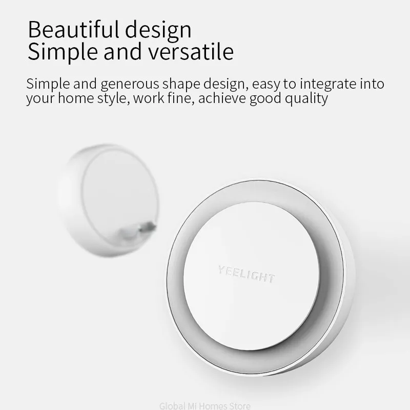 Xiaomi Yeelight Plug in Night Light Sensitive Edition интеллектуальное управление светом прикроватная