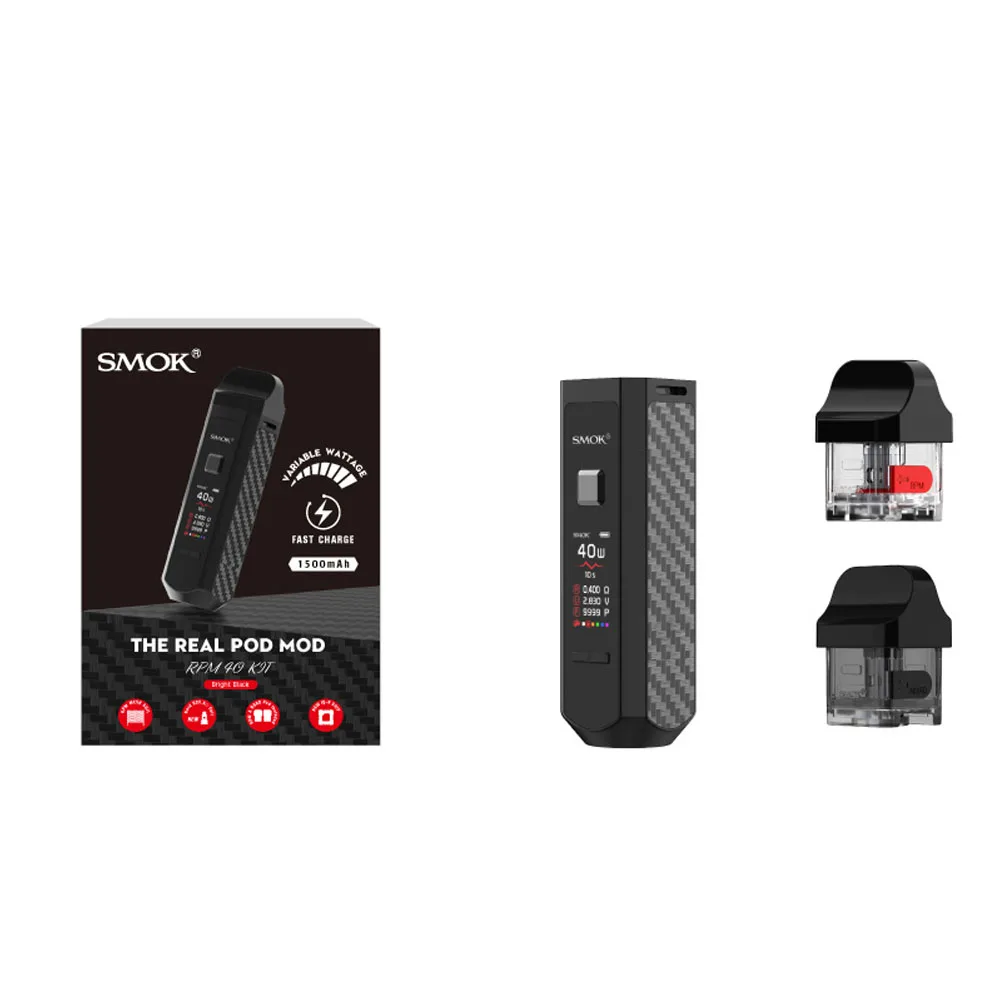 Новый SMOK RPM40 Pod Комплект 4 3 мл картридж RPM сетка катушка 5 Nord электронная сигарета