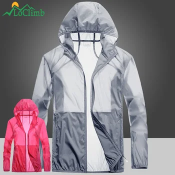 

Plus 7XL Men's Outdoor Hiking Jacket Women/Men Sun-Protective Coat Windbreaker Running/Travel/Trekking Waterproof Jacket AM426
