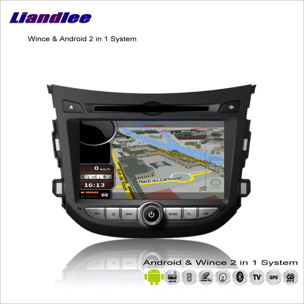 

For Hyundai HB20 2011~2013 - Car Radio DVD Player GPS Navigation Advanced Wince & Android 2 in 1 S160 System
