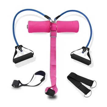 

Sit-up Pole Arm Leg Trainer Adjustable Equipment Push-ups Muscle Exerciser With Rope Door Anchor Foot Sleeve Connection Belt