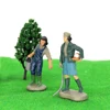 1:32 Model People Farm Villain On Farm for Landscape Railway Layout 4Pcs/set Sand Table Scene 5