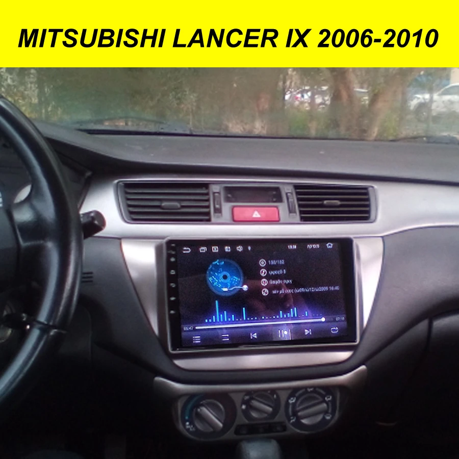 Автомобильный мультимедийный плеер 64 ГБ Android 10 0 2Din GPS для MITSUBISHI LANCER IX 2006 2010