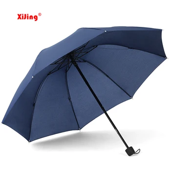 

Portable Foldable Umbrella,Windproof Short Handle Umbrella Mini UV Protection Fold Compact Umbrella 3 Fold Sun Umbrella