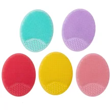 New Type Silicone Beauty Washing Pad Facial Exfoliating Blackhead Face Cleansing Brush Tool Soft Deep Cleaning Face Brushes