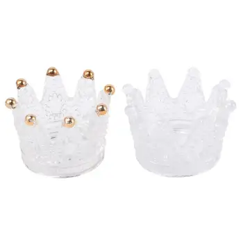 

2 Pcs Japenese Style Glass Pen Holder Ball Tips Pen Stand Crystal Texture Pen Washing Cup Emboss Color Cup
