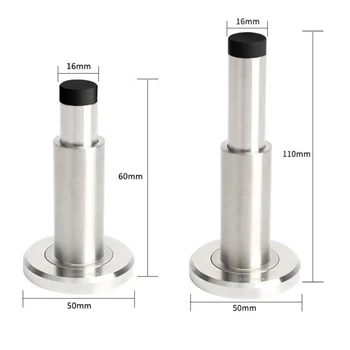 

Heavy Duty Stainless Steel Extended Door Stop Multifunctional Anti-Collision