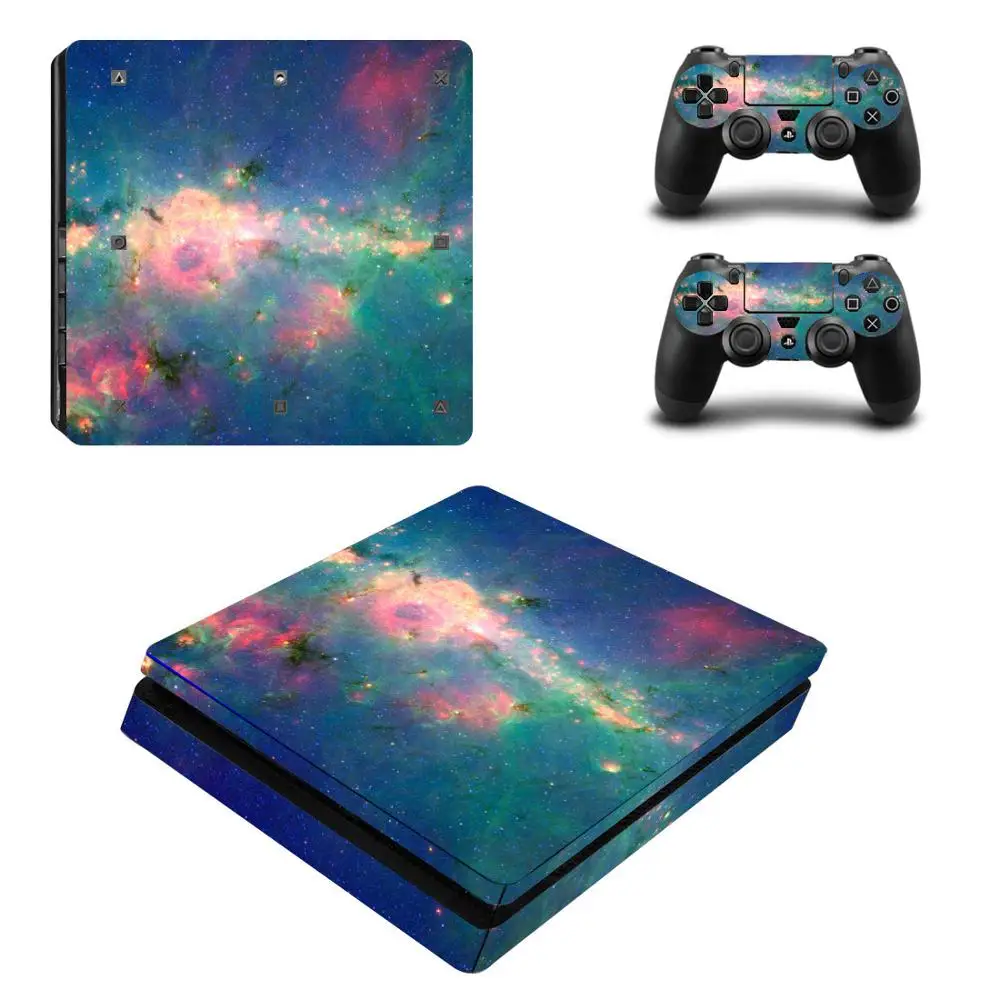 Виниловая наклейка для PS4 Slim с кожей Sony Playstation 4 Console + 2 наклейки контроллера|vinyl skin