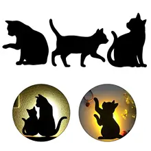 

LED Animal Dog Cat Night Light Kitten Smart Sound Sensor Control Wall Lamp Home Corridor Balcony Night Lamp Baby Kids Sleep Lamp