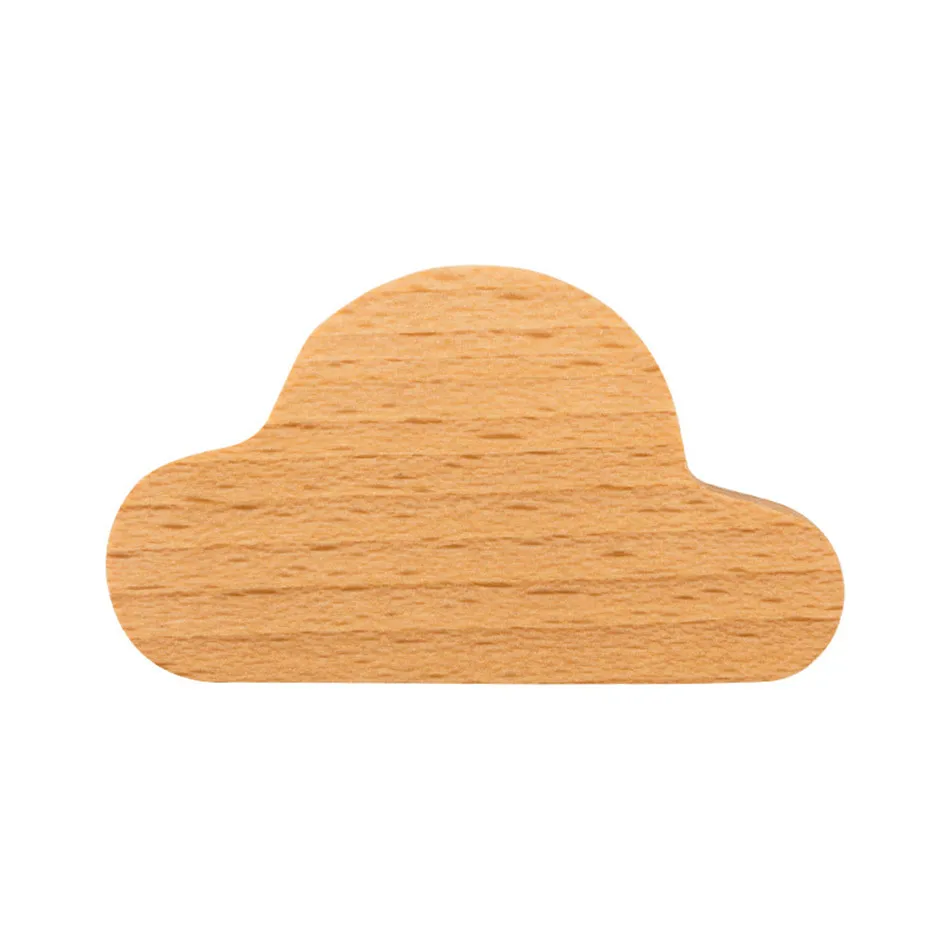 Black walnut TTLIFE деревянные крючки для ключей в форме облака настенный бук/черный орех Магнитный креативный держатель брелок для ключей на дом офис кухня - Цвет: Black walnut