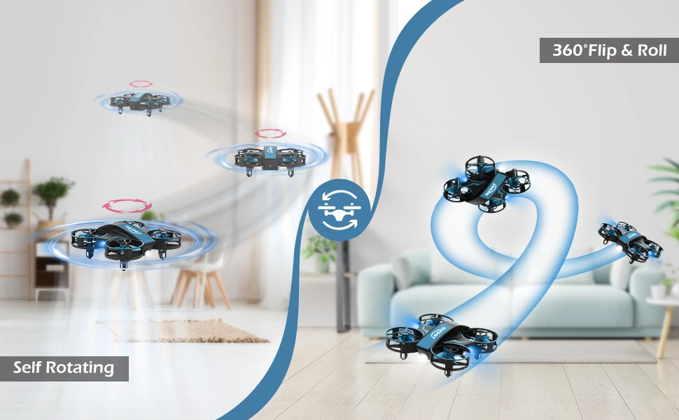 I06 RC Drone, users can fly in the direction they want without worrying about the original direction