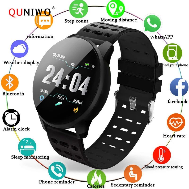 

Sport Bracelet Smart IP67 Waterproof Fitness Bluetooth Connection Android ios System Heart Rate Monitor Pedometer Watch