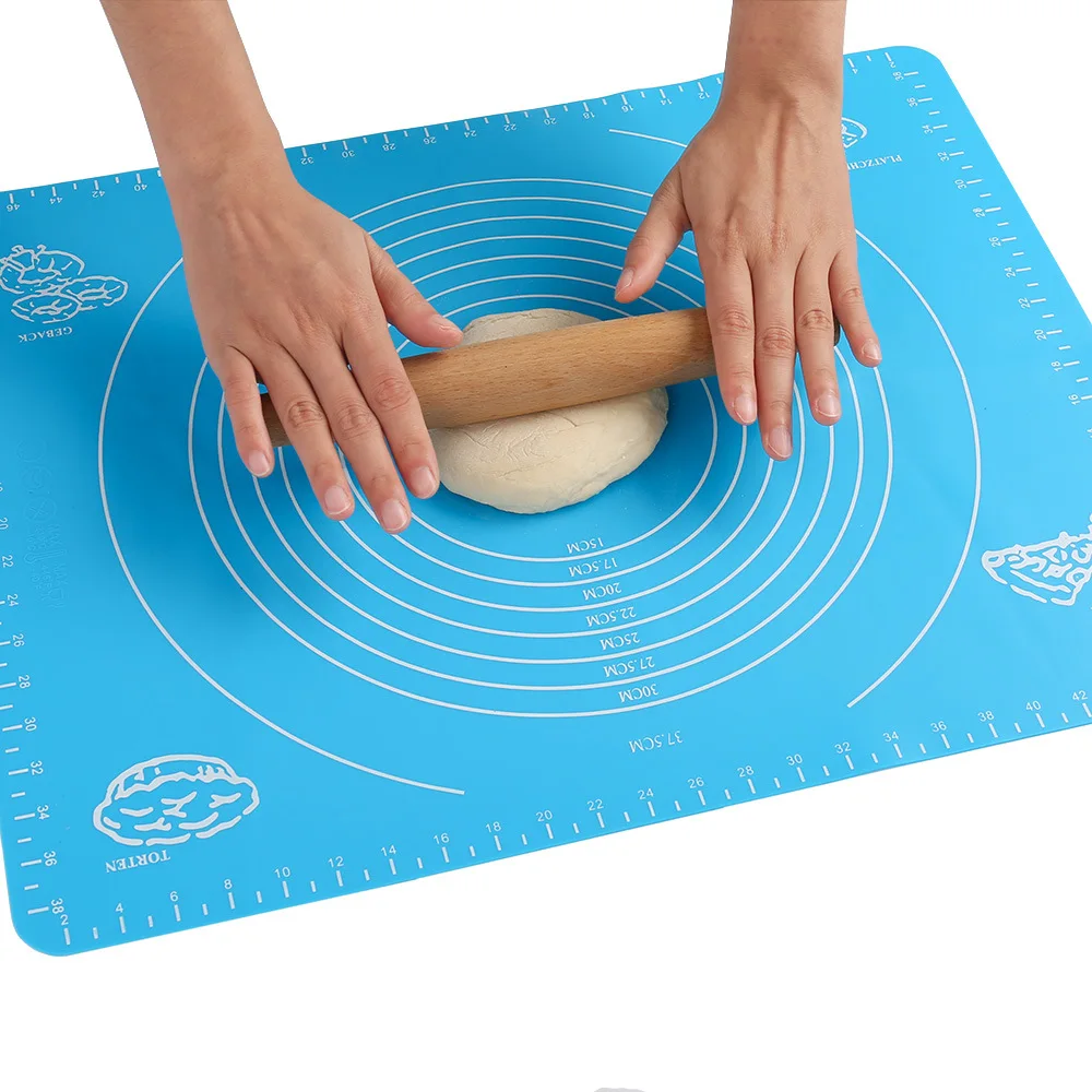 Silicone Baking Mat Pizza Dough Maker Pastry Kitchen Gadgets Cooking Tools Utensils Bakeware Kneading Accessories Lot