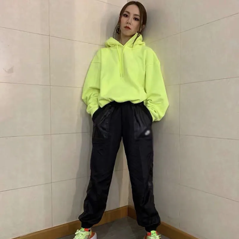 19FW Martine Rose толстовки высокое качество вышивка Свободные повседневные уличная Мартина Розовый пуловер серый зеленый кофты