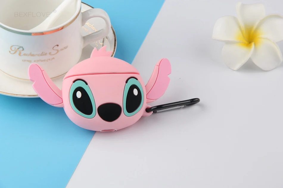 Чехол для наушников для Airpods, чехол с милым мультяшным котом и Мышкой, чехол для наушников для Apple Air pods 2 Earpods 3D Bear, аксессуары для наушников