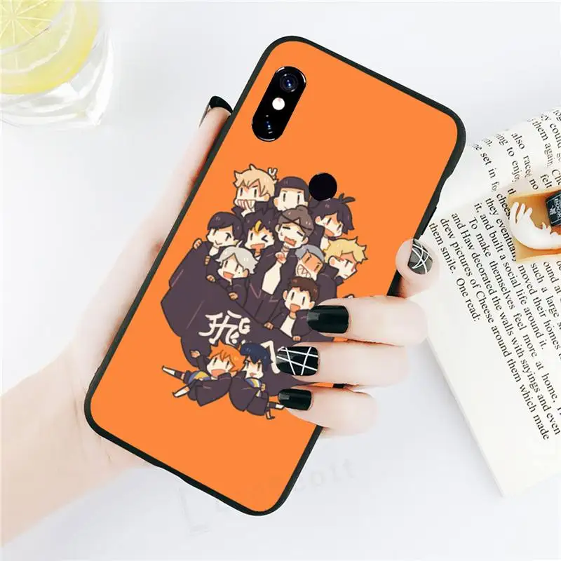 Haikyuu Bóng Chuyền Anime Nhật Bản Ốp Lưng Điện Thoại Xiaomi Redmi Note 4 4X5 6 7 8 Pro S2 PLUS 6A PRO Coque Vỏ Funda Thân Tàu xiaomi leather case cover Cases For Xiaomi