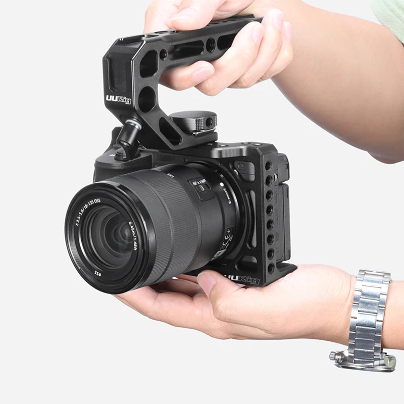 A6600 камера клетка для sony 1/4 резьба отверстие верхней ручки монитор микрофон