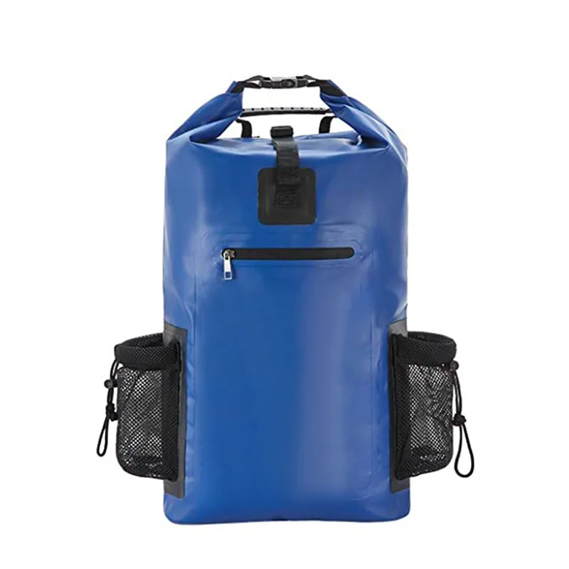 Outdoor Camp Backpack Waterproof River Bag Bucket Fishing Drybag Swim Travel Bag Trekking Hiking Backpack PVC Kayak Boat Bag Men