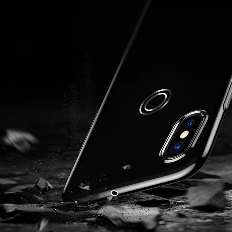 Противоударные силиконовые чехлы для телефонов Xiaomi Mi 8/Mi8 SE Lite 360 Прозрачная