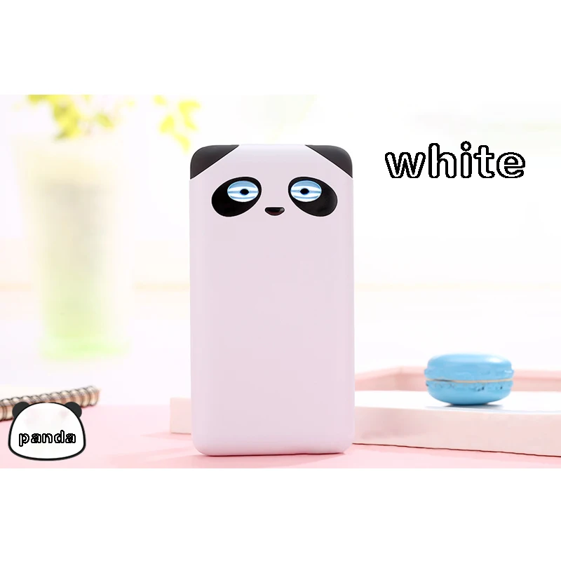 

2019 Latest Fashion Cute Panda 20000mAh Mobile Power Cartoon Power Bank Charging Treasure Mobile Phone Charger Couple Models