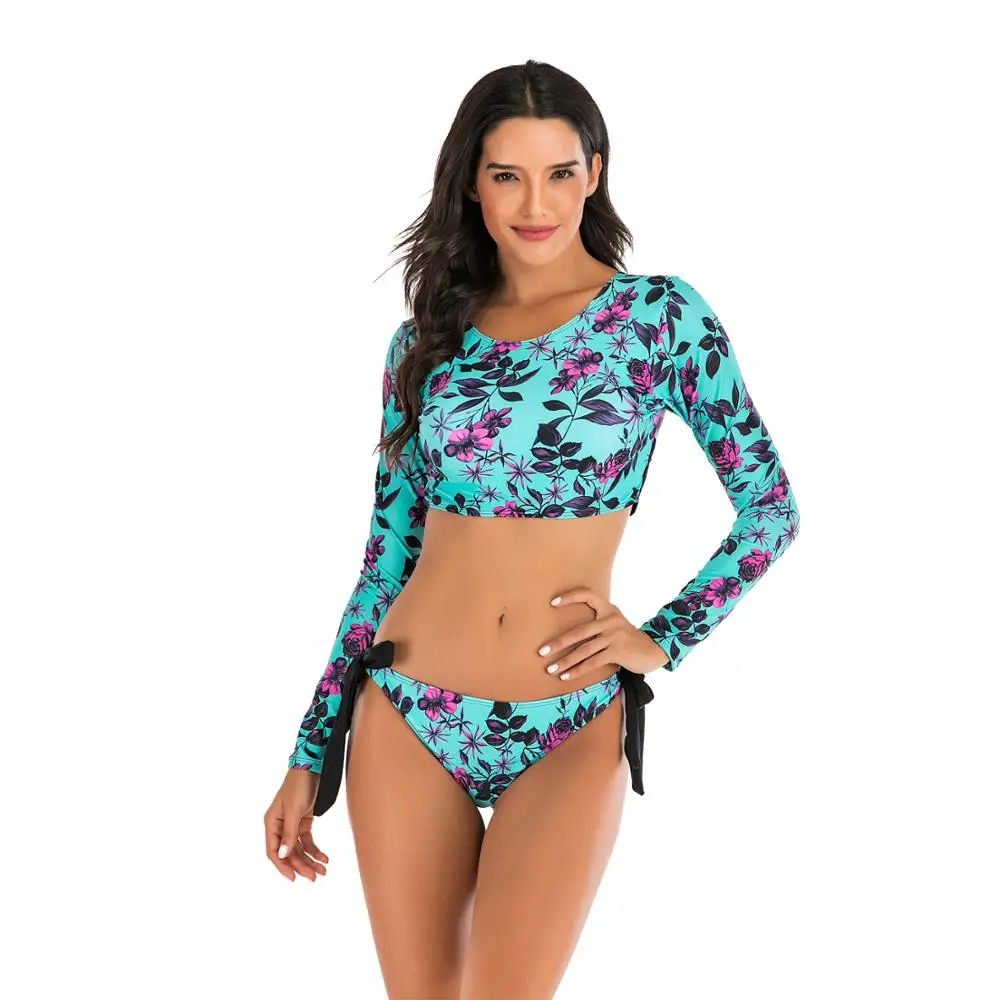 Traje de baño de las damas de cegón с длинными рукавами 22 trajes de Баньо Сплит trajes de Баньо Ретро trajes de Баньо de playa trajes d