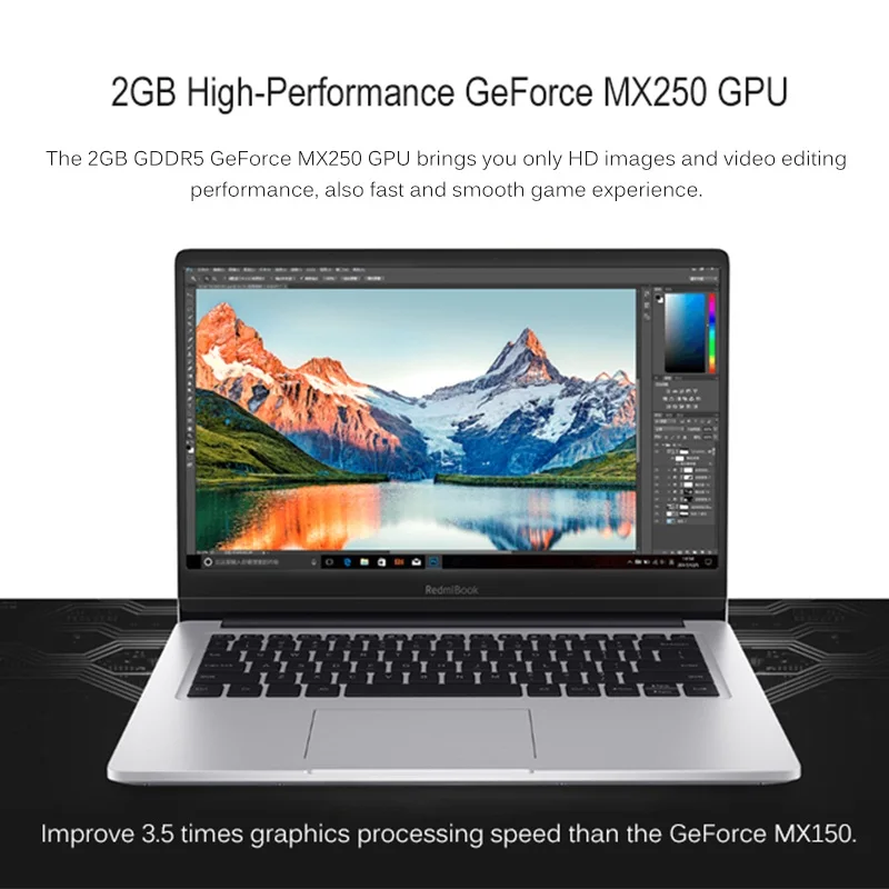 2019 Xiaomi Redmibook 14 Laptop Intel Core i5-8265U / i7-8565U NVIDIA GeForce MX250 8GB DDR4 256GB/512GB SSD Ultra Thin Notebook 2019 Xiaomi Redmibook 14 Laptop Intel Core i5-8265U / i7-8565U NVIDIA GeForce MX250 8GB DDR4 256GB/512GB SSD Ultra Thin Notebook