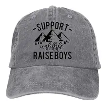 Поддержка диких животных поднимает мальчиков регулируемый взрослый моющийся Ковбой шляпа от