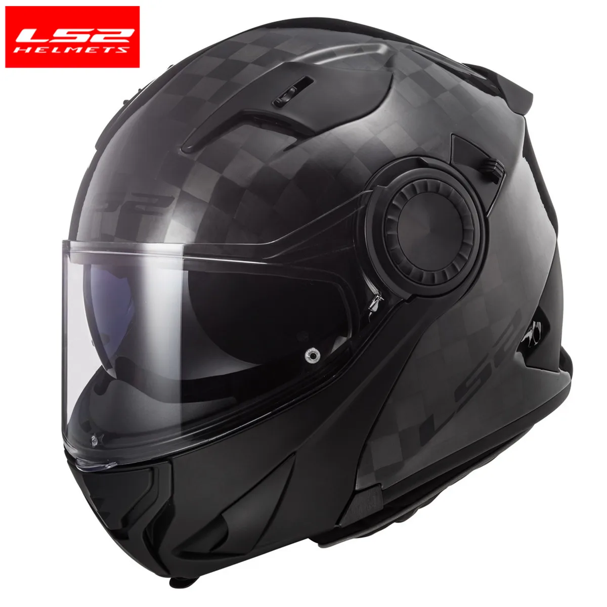 LS2 FF313 Vortex углеродный шлем туристический мотоциклетный откидной модульный Шлем