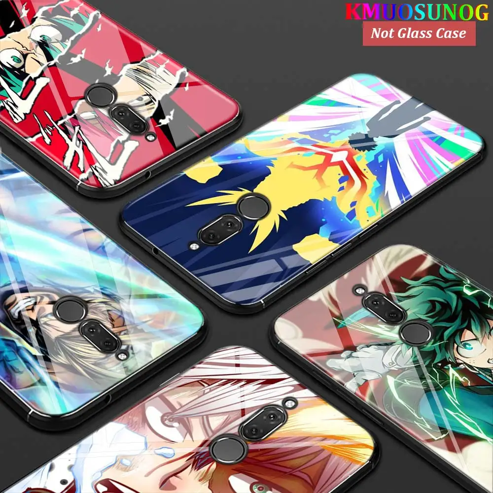 

My Boku no Hero Academia for Huawei Mate 30 20 20X(5G) 10 Lite Y9 Y7 Y6 Y5 Pro Prime Lite 2019 2018 Glossy Black Phone Case