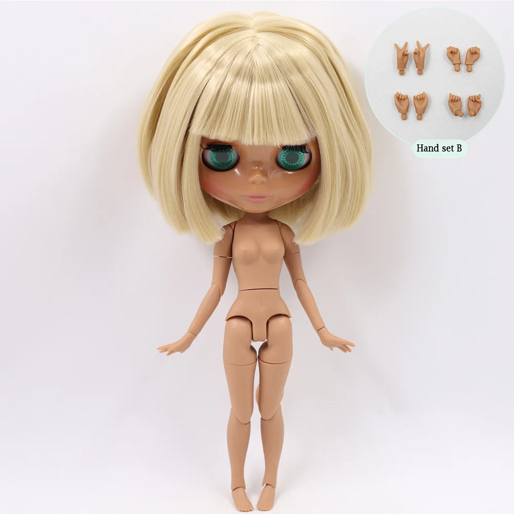 like the picture Ледяной обнаженный завод Blyth Кукла № BL538 светлые волосы суставы тело шоколадная кожа Нео 30 см BJD - Цвет: like the picture
