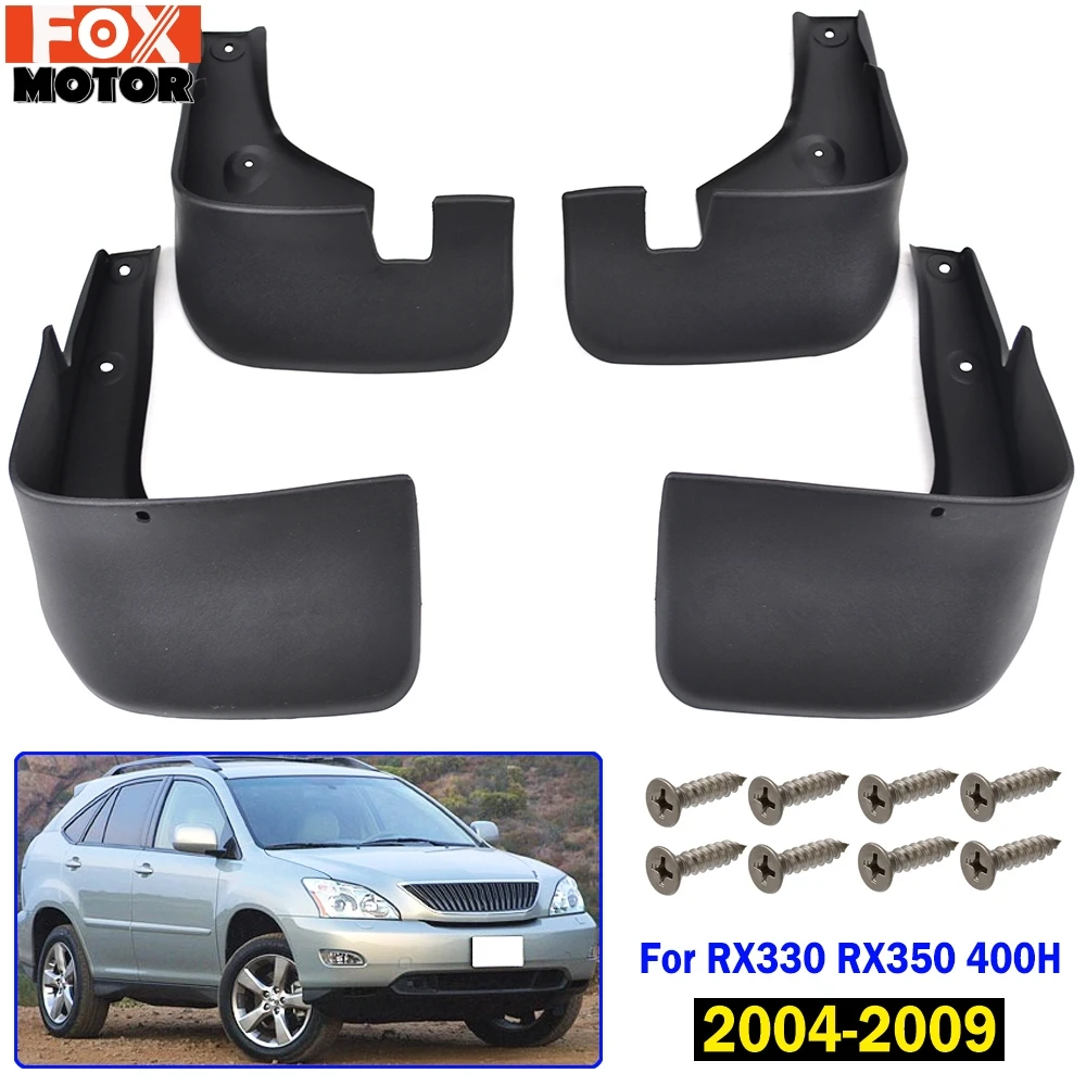 Для Lexus RX RX330 RX350 RX400h 2004 2009 Брызговики крыло брызговиков 2005 2006 2007 2008 Автомобильные