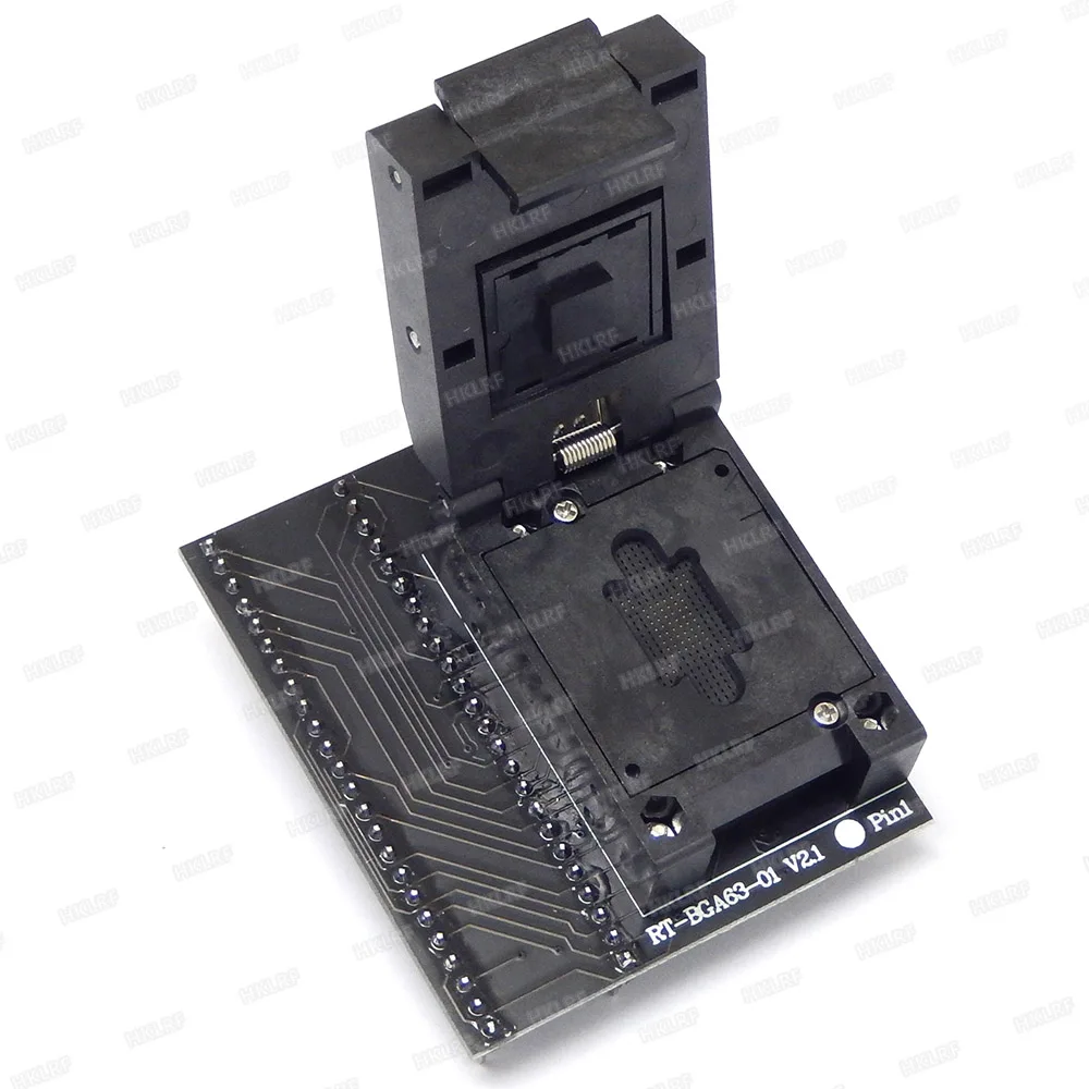 BGA63 адаптер для RT809H гнездо RT 01 V2.1 0 8 мм 9x11 бесплатная доставка|adapters for programmer|emmc