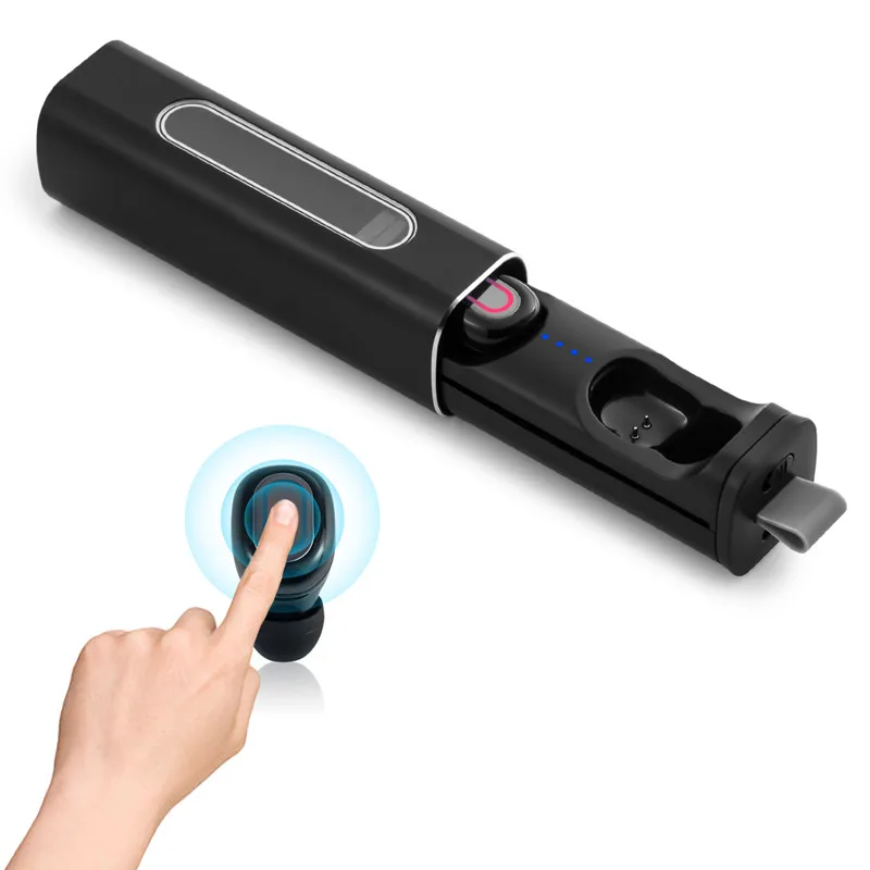 

X19S TWS 5.0 Bluetooth Dual Handle Touch Earphones Model Sports IPX7 Waterproof Really Wireless Plant Intelligent Touch