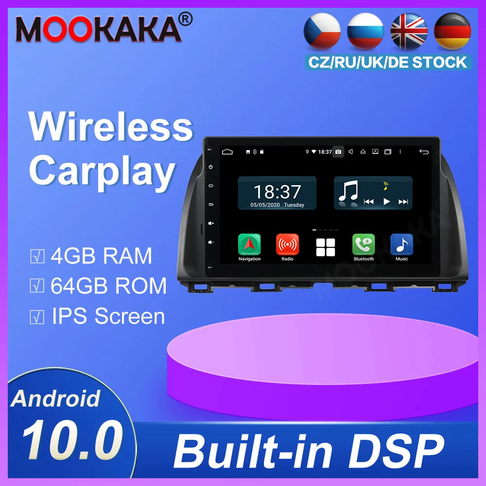 

Android10.0 System Car Ultimedia DVD Player for Mazda CX-5 Atenza 2013-2018 GPS Navigation Auto Audio Radio Stereo Head Unit