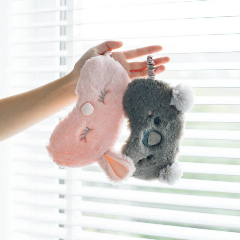 

INS Korean-style Cartoon Cool Sleep Eye Patch Students Pajama Shading Breathable GIRL'S Heart Cute Mitigate Eye Fatigue
