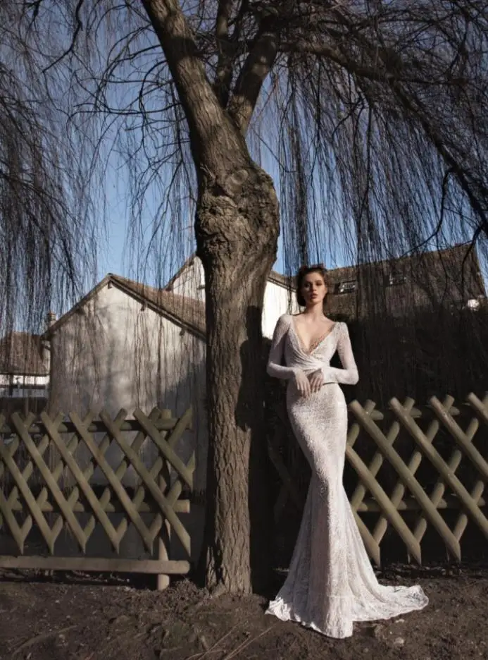 Новинка, vestido de noiva, формальное, украшенное кристаллами, элегантное, вечерние, свадебное платье, Русалка, кружевное, платья для матери невесты