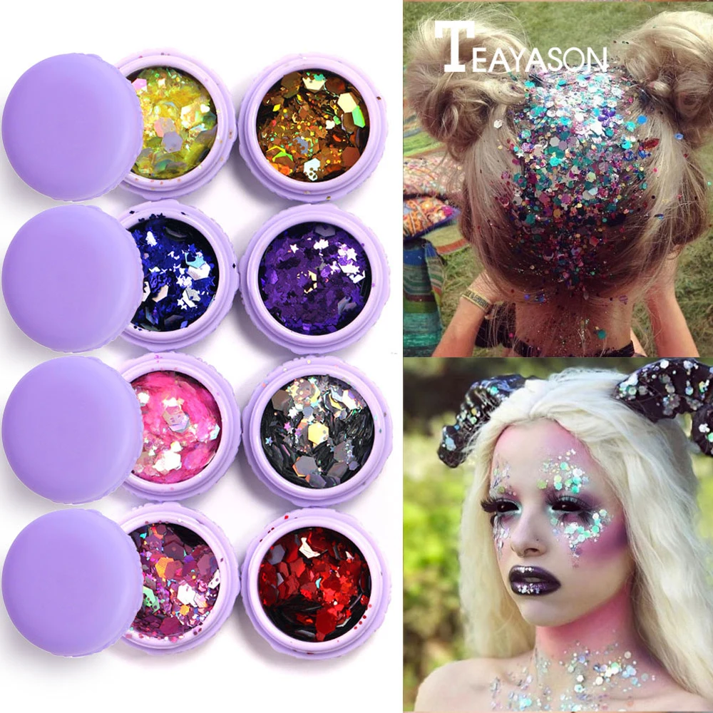 Glitter Makeup Loose Powder Holographic Mermaid Glitter Eyeshadow