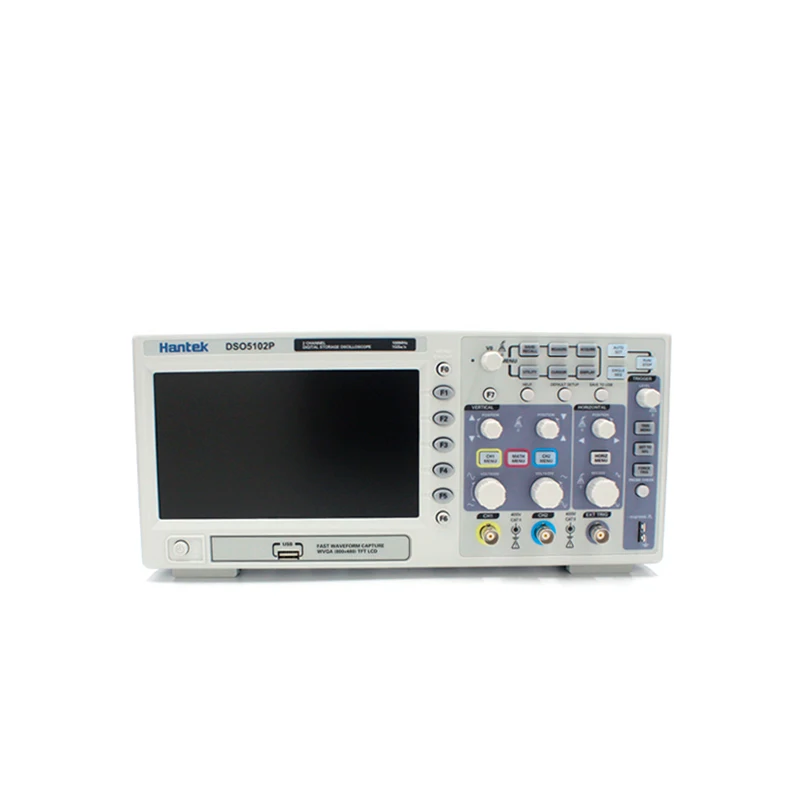 Цифровой осциллограф Hantek DSO5102P портативный USB 100 МГц 2 канала 1GSa/s длина записи