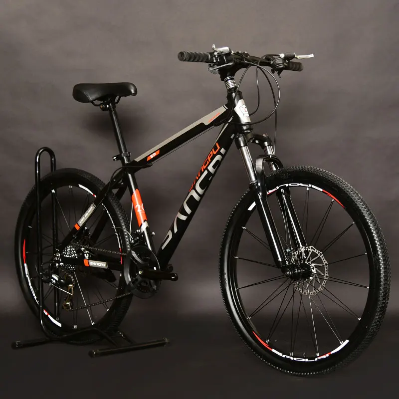 Mountain Bike Aluminum Alloy Rims 26 Inch Speed Double Disc Brakes for Men and Women Bicycle Students