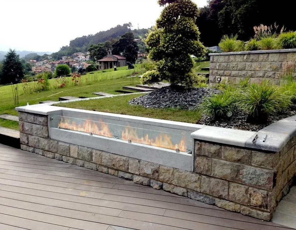 hot sale 62 inch camino a bioetanolo outdoor stainless steel fire pit | Обустройство дома