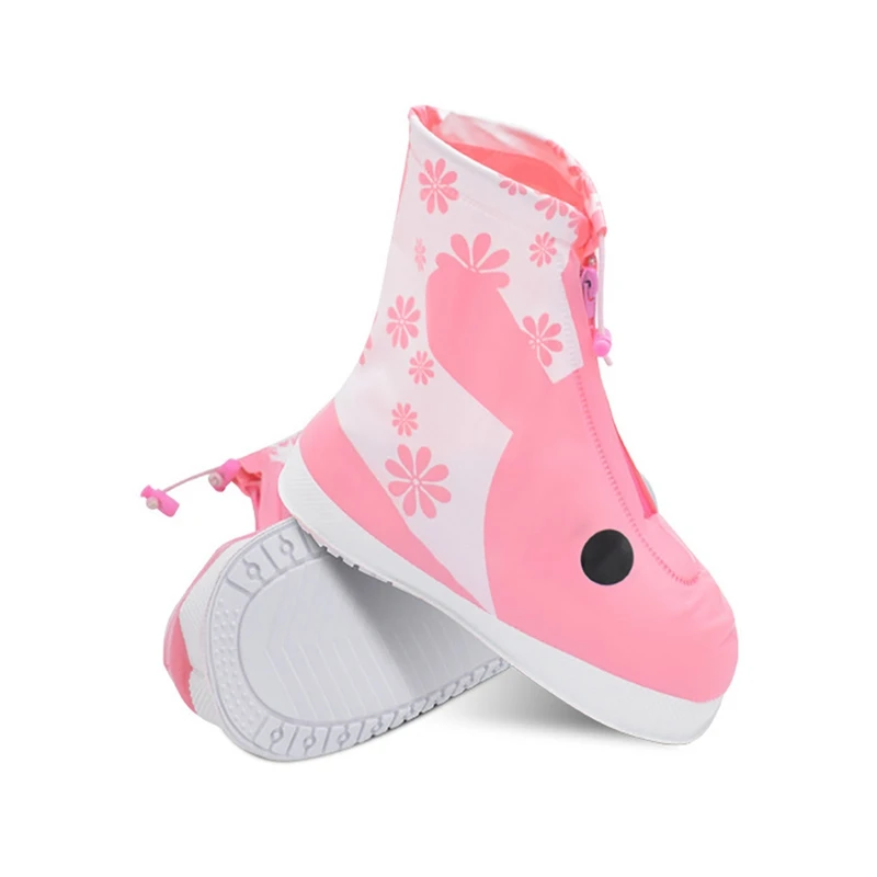 Непромокаемые сапоги для девочек милые непромокаемые сапоги для маленьких мальчиков и девочек Водонепроницаемая нескользящая резиновая водонепроницаемая обувь для всех сезонов