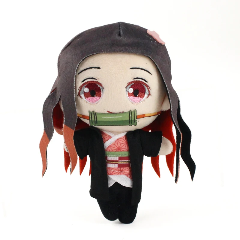 21-23 см убийца демона Kimetsu No Yaiba Kyoujurou Kamado Nezuko Shinobu Tanjirou Zenitsu Inosuk Douma Sabito плюшевые игрушки куклы Подарки - Цвет: 22cm Kyoujurou