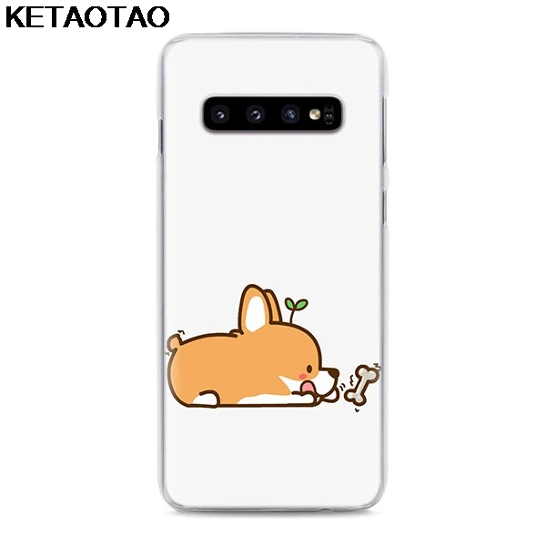 Multi KETAOTAO каваи Шиба корги собака чехол для телефона s для iPhone 4S 5S 6S 7 8 Plus X XS XR 11 Pro Чехол кристально чистый мягкий TPU чехол s - Color: Multi
