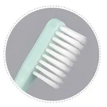 10 шт./компл. Минималистичная семейная сверхтонкая зубная щетка с мягкой щетиной Макарон цвет гигиена полости рта Чистый инструмент с головными крышками