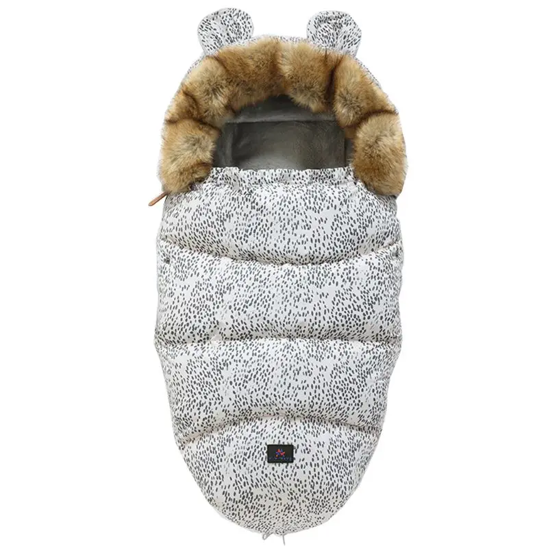 

Baby Stroller Sleeping Bag Winter Warm Sleepsacks Robe Newborn Infant Footmuff QX2D