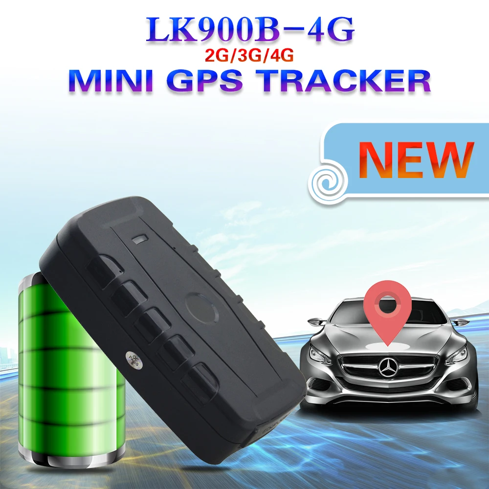LK900B-4G 4G gps трекер с сильной магнитной силой водонепроницаемый класс IP67 датчик встряхивания сигнализации и оповещения о низком заряде батареи