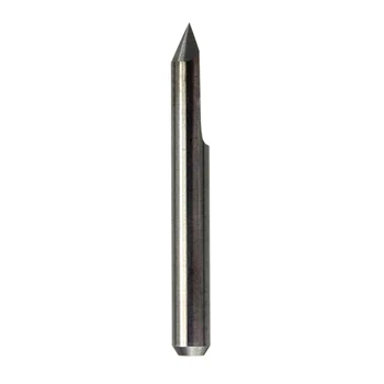 

V-shape CNC Router Tool 0.1mm 60 Degree Carbide PCB Board Engraving Bit High Hardness Solid Carbide Router for Polishing 3.175mm