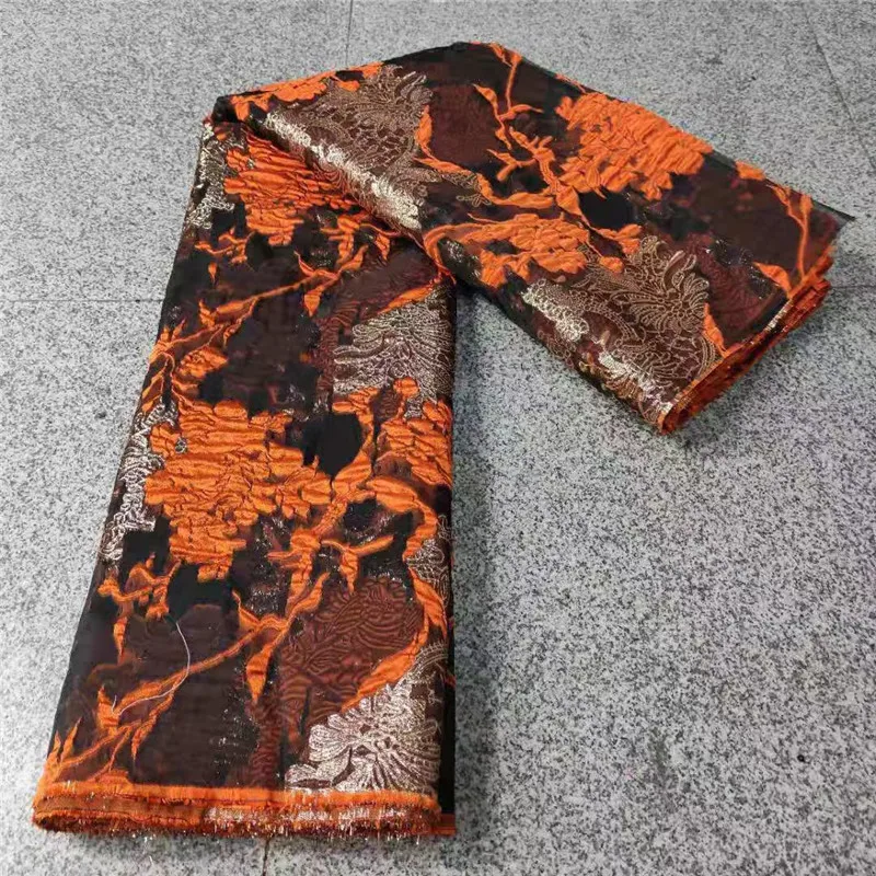 

Новое поступление H-20.122104 роскошная аппликация из жаккардовой ткани с цветочной вышивкой; Французская африканская кружевная ткань для DIY Швейные Платье