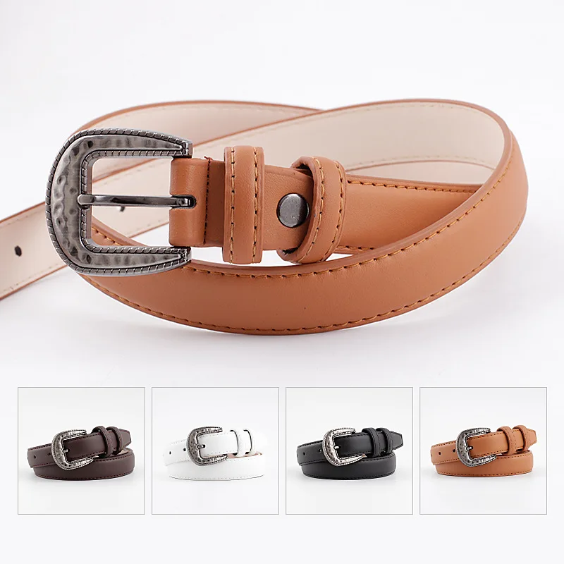 

2020 Europe and the United States explosion models ladies pin buckle belt spot retro casual decorative women's belt